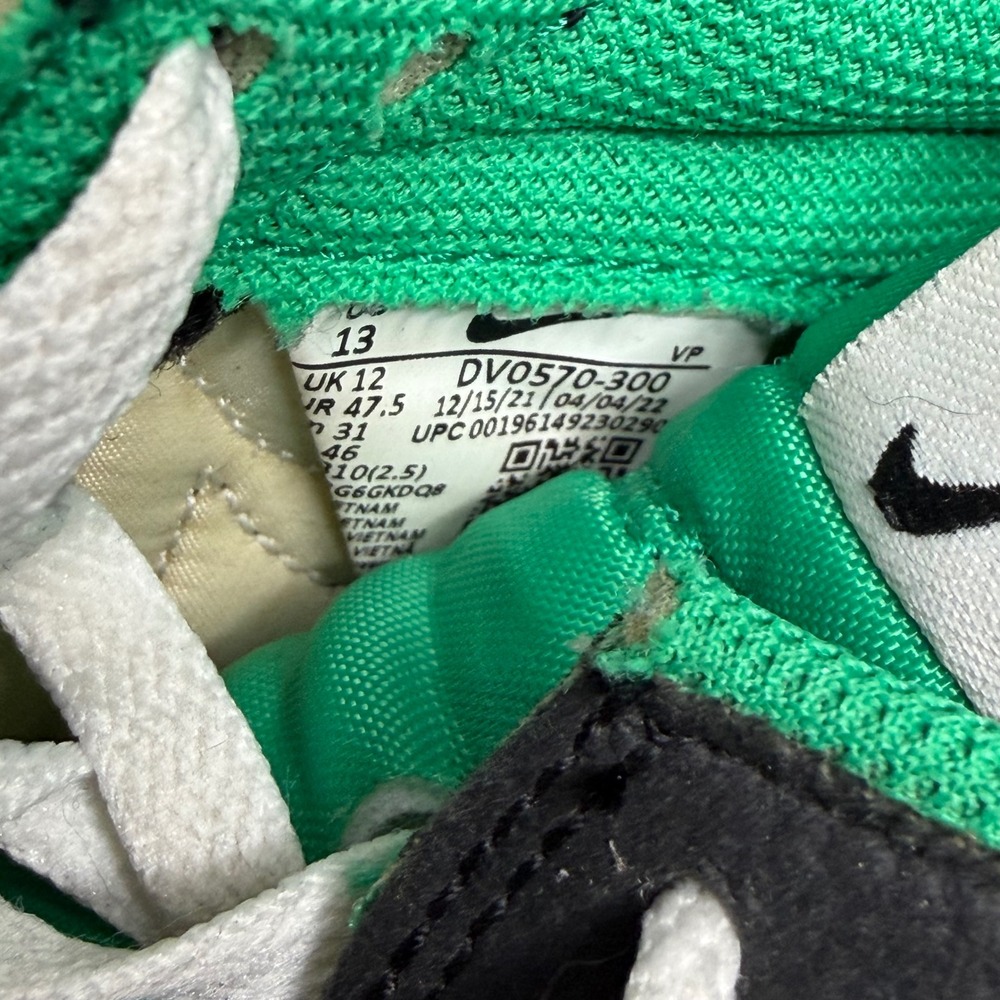 Nike Pegasus 83 Premium Mean Green Off Noir Sneakers DV0570-300 Mens 13 - Picture 6 of 10